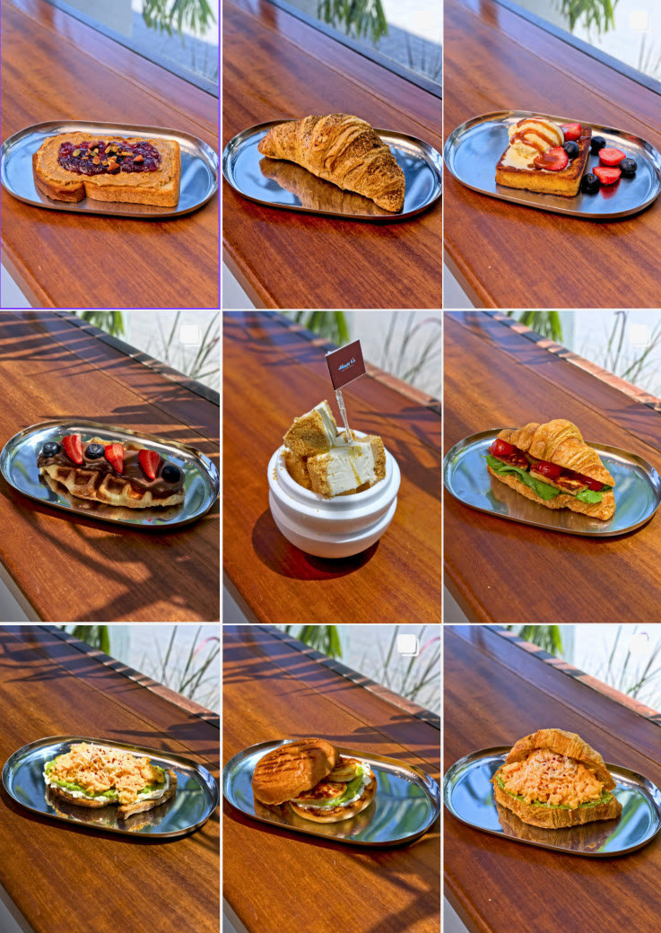 Instagram grid we produced , Perk