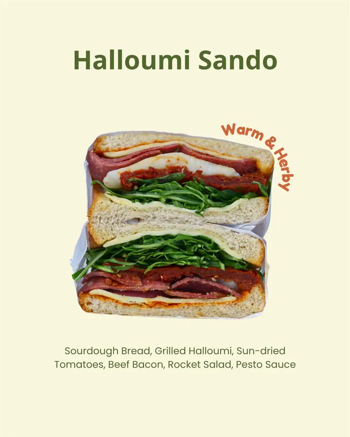 Risers House post: halloumi sando